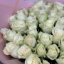51 белая роза (Кения) фото 2